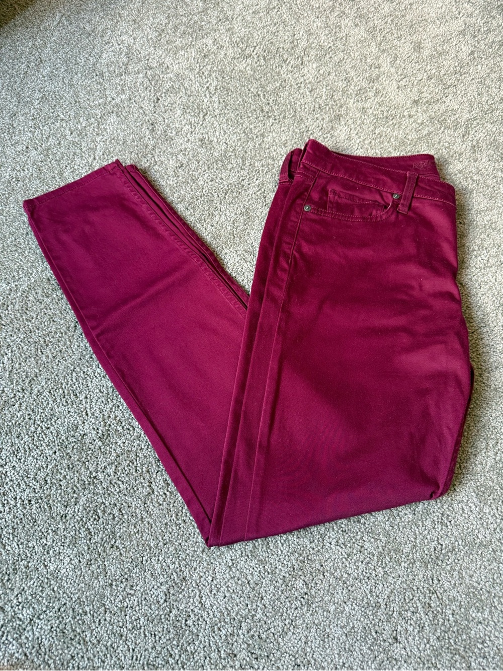 Maroon Arizona Skinny Jeans